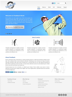 Web Design by pb for FeedbacK Enterprise, LLC | Design: #2030946