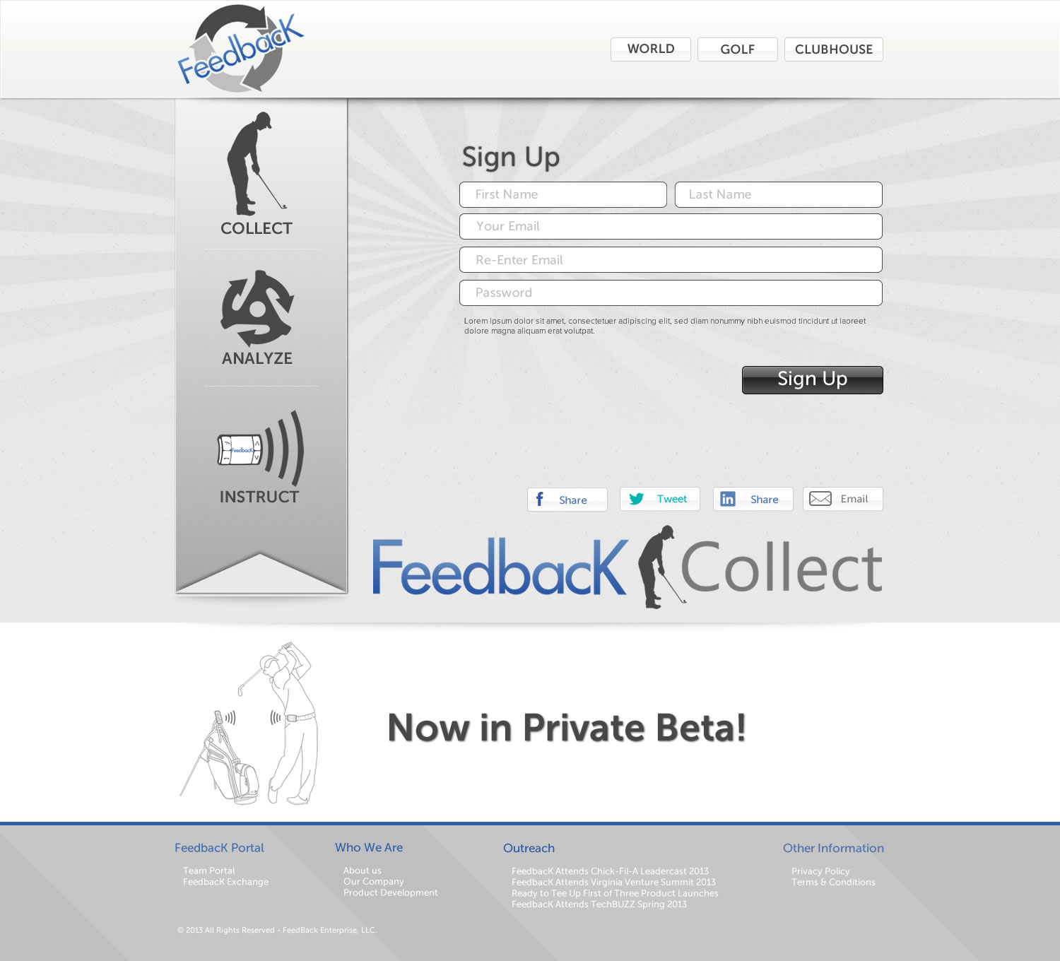 Web Design par TechWise pour FeedbacK Enterprise, LLC | Design #2046968