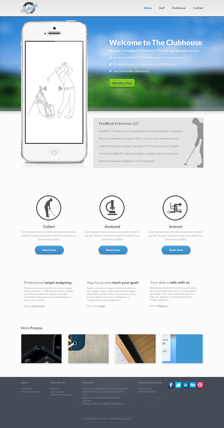 Web Design par studio-sfp.com pour FeedbacK Enterprise, LLC | Design #2033252