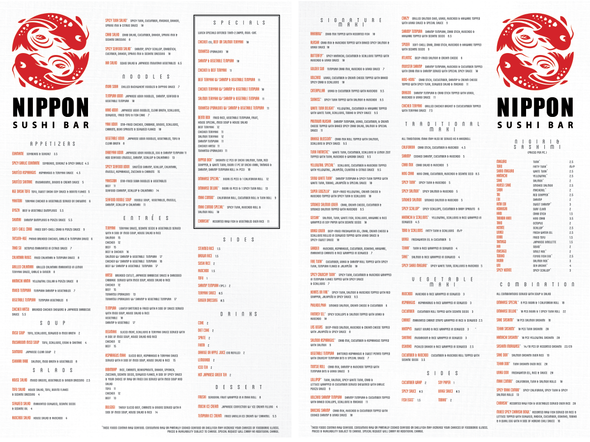 Design de Menu par Coleen Designs pour ce projet | Design #2043836