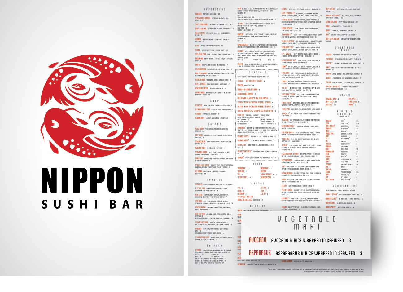 Menu Design by Coleen Designs for this project | Design #2046844