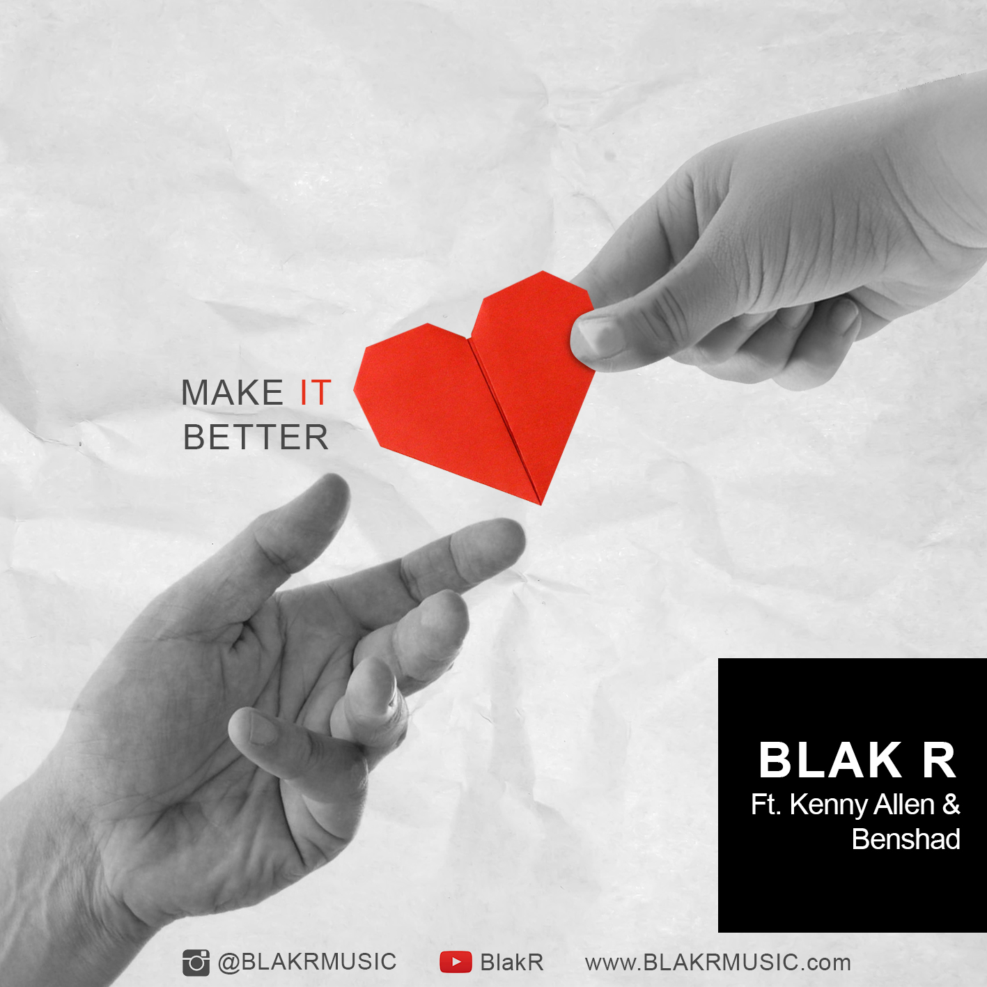 Design Graphique par christianpoetoe pour Blak R music  | Design #9261534