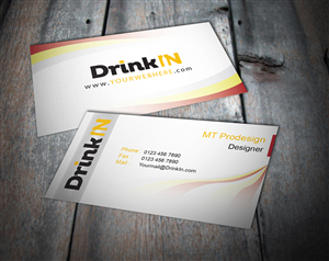 DrinkIN Business Cards | Visitenkarten-Design von MT