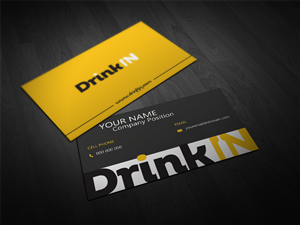 Design de Carte de Visite par Cyanide Design pour DrinkIn, Inc. | Design : #2029691