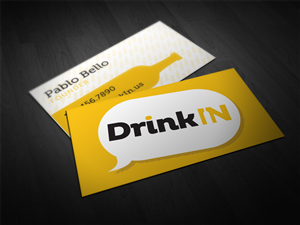Business Card Design by Ryan for DrinkIn, Inc. | Design #2026875