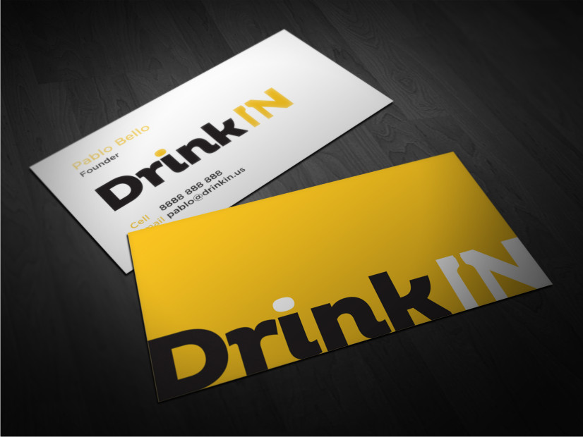 Business Card Design by Atvento Graphics for DrinkIn, Inc. | Design #2021832