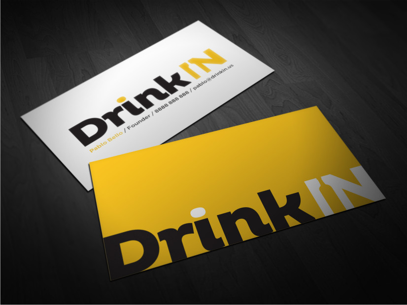 Business Card Design by Atvento Graphics for DrinkIn, Inc. | Design #2025641