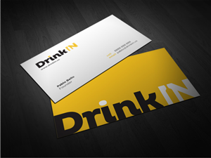Business Card Design by Atvento Graphics for DrinkIn, Inc. | Design #2035253