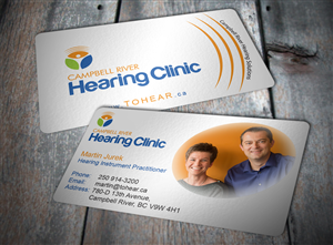 Campbell River Hearing Clinic Business Card Design Project | Business Card Design by MT