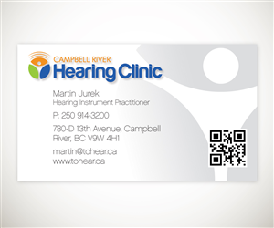 Business Card Design by Joshua Carmichael for Campbell River Hearing Clinic | Design: #2163219