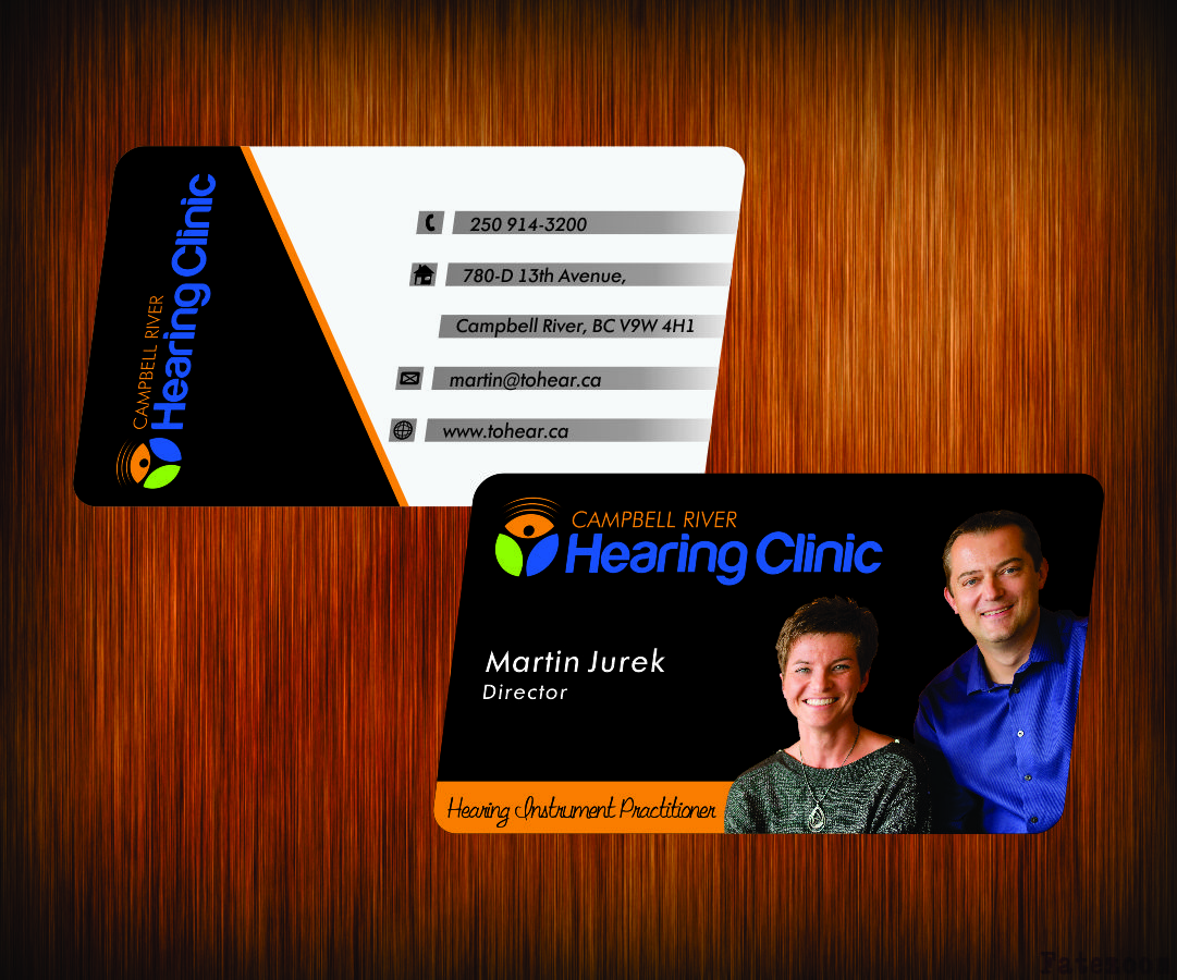 Business Card Design by Timely Art & Design for Campbell River Hearing Clinic | Design #2129428