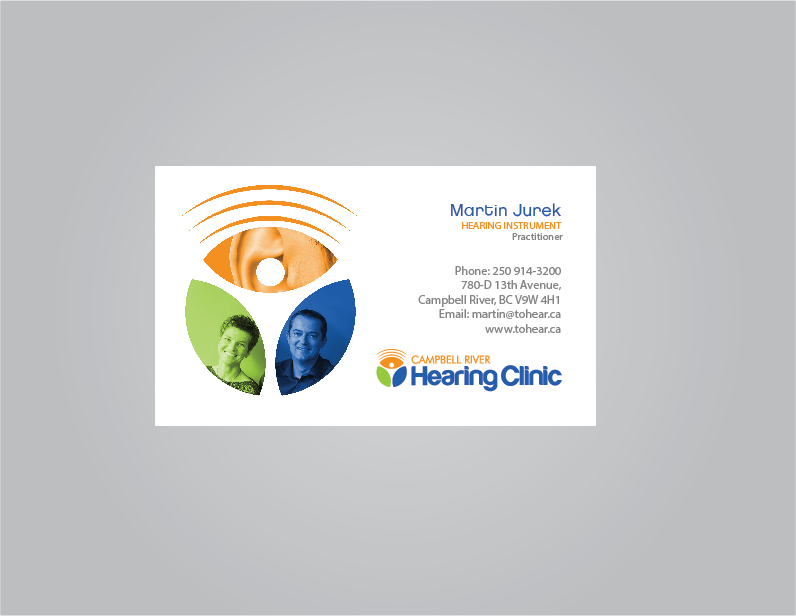 Business Card Design by conceptdual for Campbell River Hearing Clinic | Design #2139456