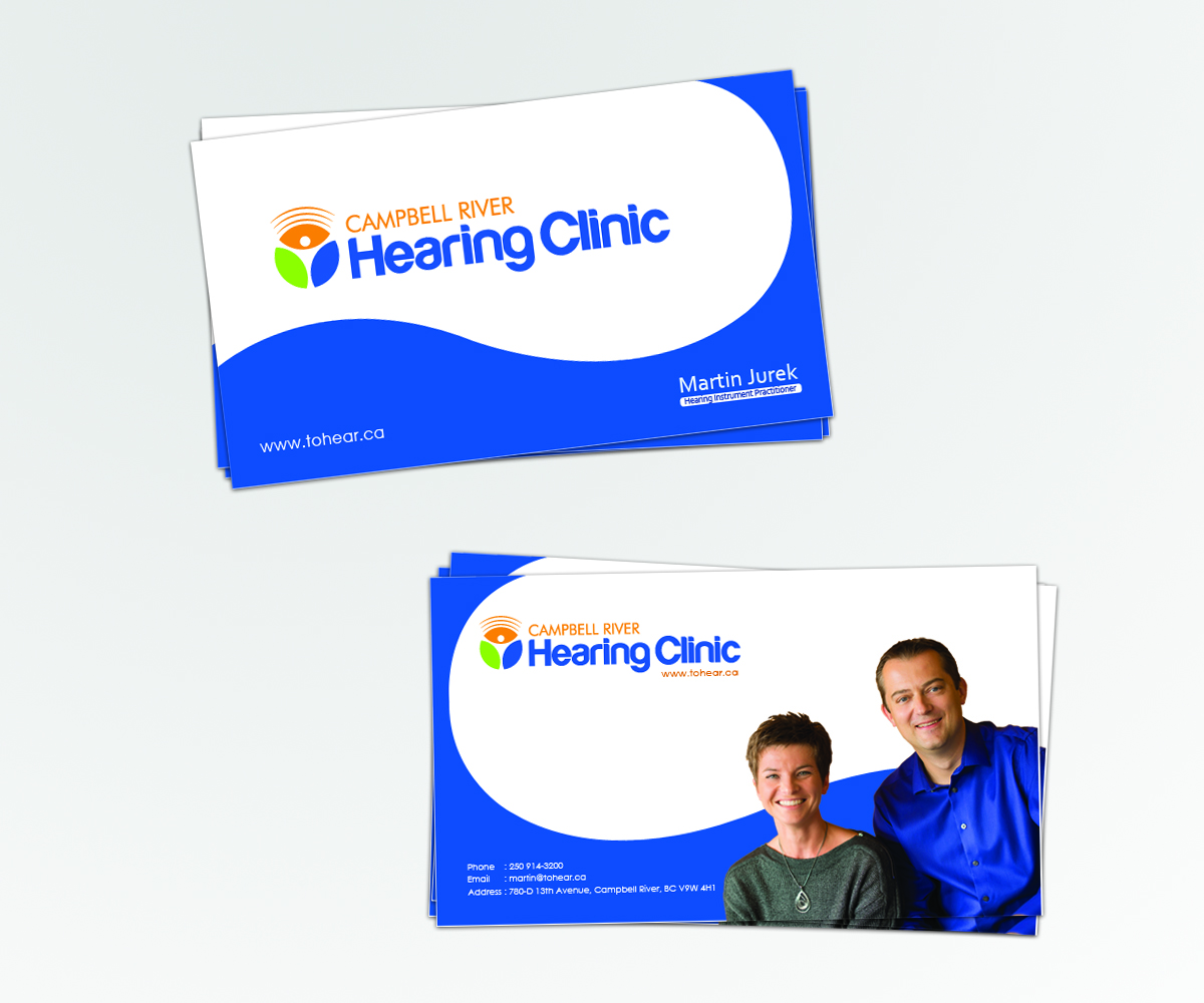 Business Card Design by Pro Alpha Designs for Campbell River Hearing Clinic | Design #2150743