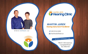 Business Card Design by Sbss for Campbell River Hearing Clinic | Design: #2125361