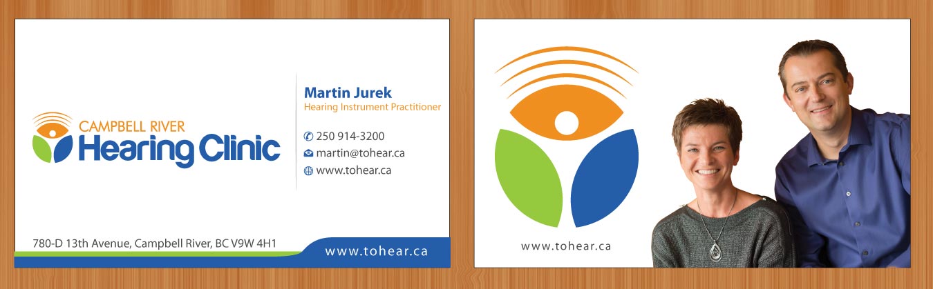 Business Card Design by Sbss for Campbell River Hearing Clinic | Design #2126482