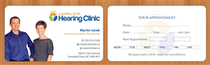 Business Card Design by Sbss for Campbell River Hearing Clinic | Design: #2126492