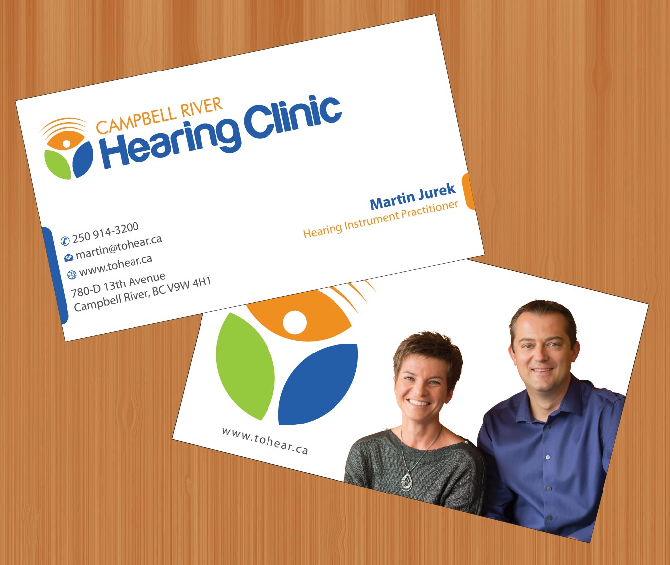 Business Card Design by Sbss for Campbell River Hearing Clinic | Design #2126497