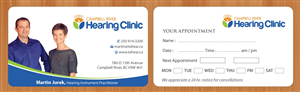 Business Card Design by Sbss for Campbell River Hearing Clinic | Design: #2126498