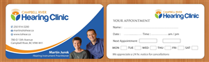 Business Card Design by Sbss for Campbell River Hearing Clinic | Design: #2126505