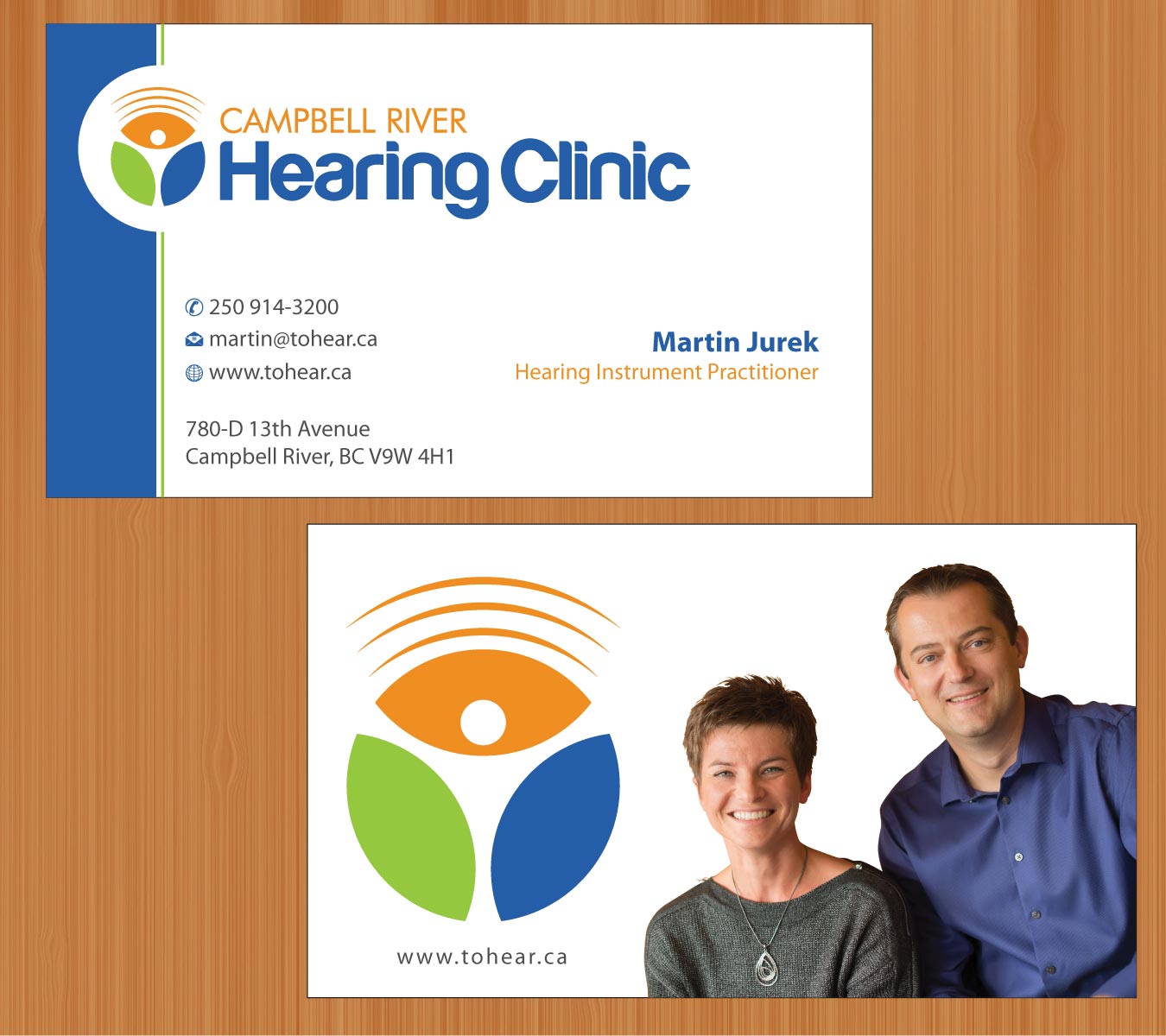 Business Card Design by Sbss for Campbell River Hearing Clinic | Design #2126511