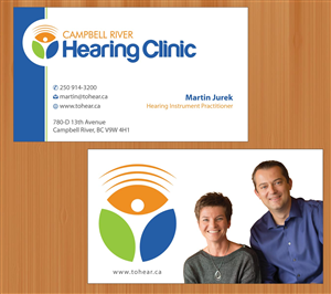 Business Card Design by Sbss for Campbell River Hearing Clinic | Design: #2126511