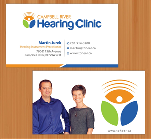 Business Card Design by Sbss for Campbell River Hearing Clinic | Design: #2126543