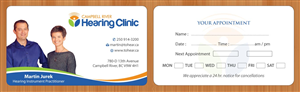 Business Card Design by Sbss for Campbell River Hearing Clinic | Design: #2126548