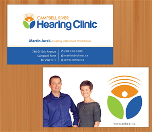 Business Card Design by Sbss for Campbell River Hearing Clinic | Design: #2126555