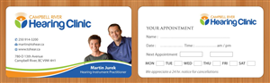 Business Card Design by Sbss for Campbell River Hearing Clinic | Design: #2126560