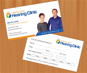 Business Card Design by Sbss for Campbell River Hearing Clinic | Design: #2126571