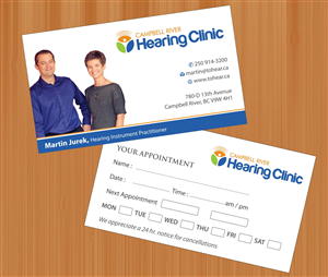 Business Card Design by Sbss for Campbell River Hearing Clinic | Design: #2126576