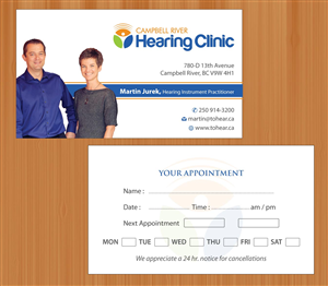 Business Card Design by Sbss for Campbell River Hearing Clinic | Design: #2126580