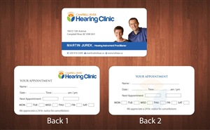 Business Card Design by Sbss for Campbell River Hearing Clinic | Design: #2126801