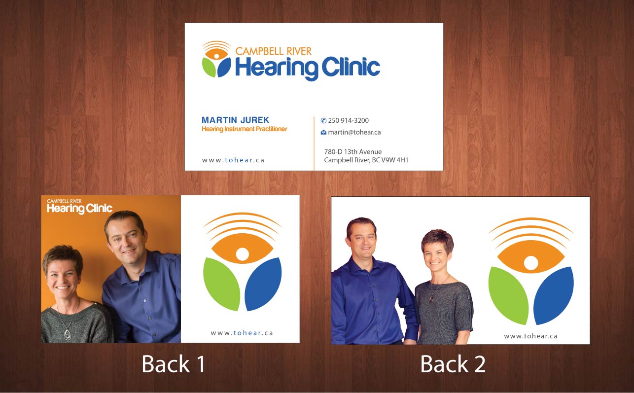 Business Card Design by Sbss for Campbell River Hearing Clinic | Design #2126834