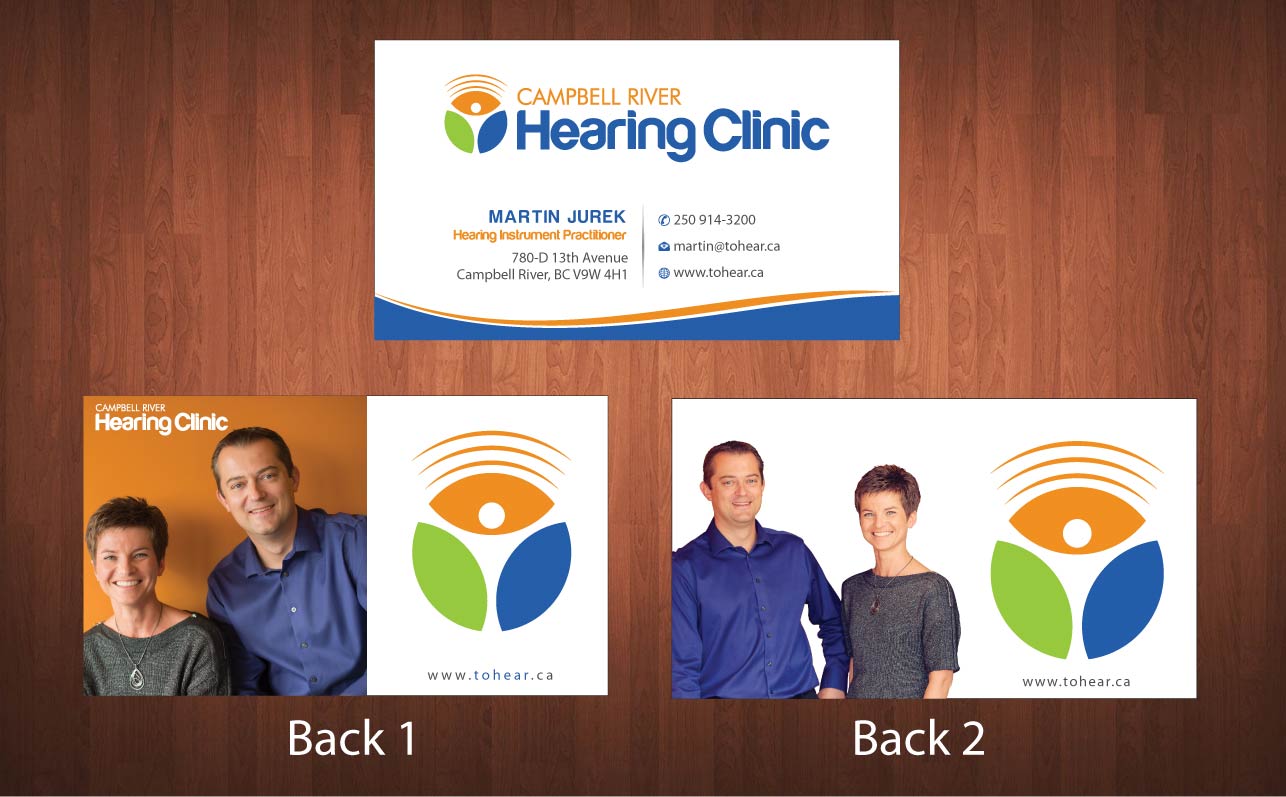 Business Card Design by Sbss for Campbell River Hearing Clinic | Design #2126843