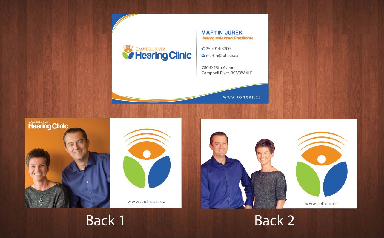 Business Card Design by Sbss for Campbell River Hearing Clinic | Design #2126863