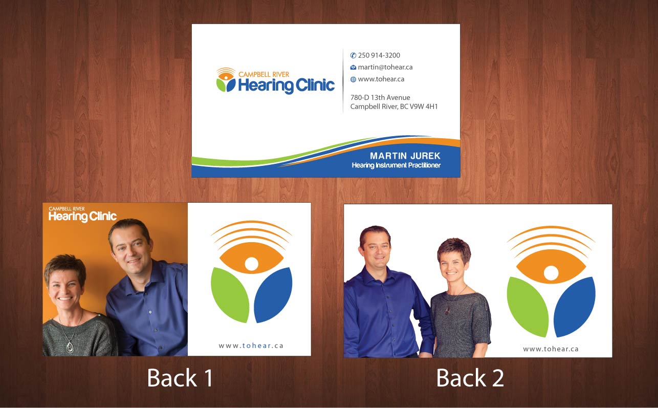 Business Card Design by Sbss for Campbell River Hearing Clinic | Design #2126873