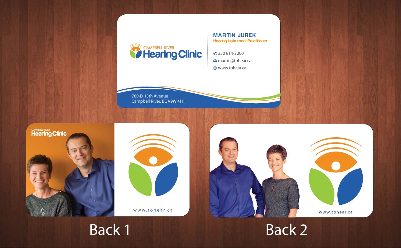 Business Card Design by Sbss for Campbell River Hearing Clinic | Design #2126895