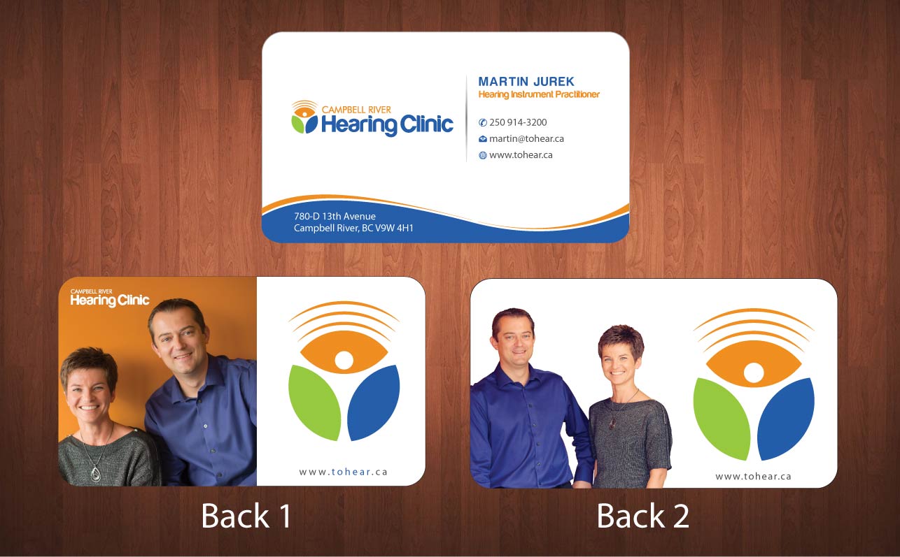 Business Card Design by Sbss for Campbell River Hearing Clinic | Design #2127213