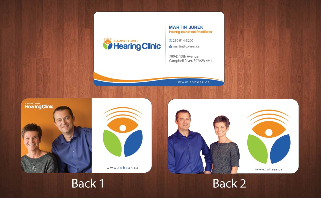 Business Card Design by Sbss for Campbell River Hearing Clinic | Design #2127217