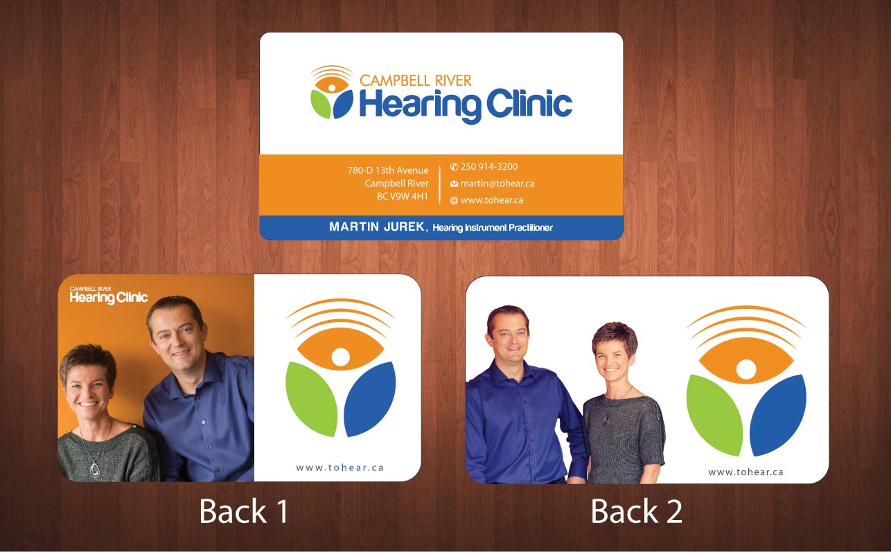 Business Card Design by Sbss for Campbell River Hearing Clinic | Design #2127218
