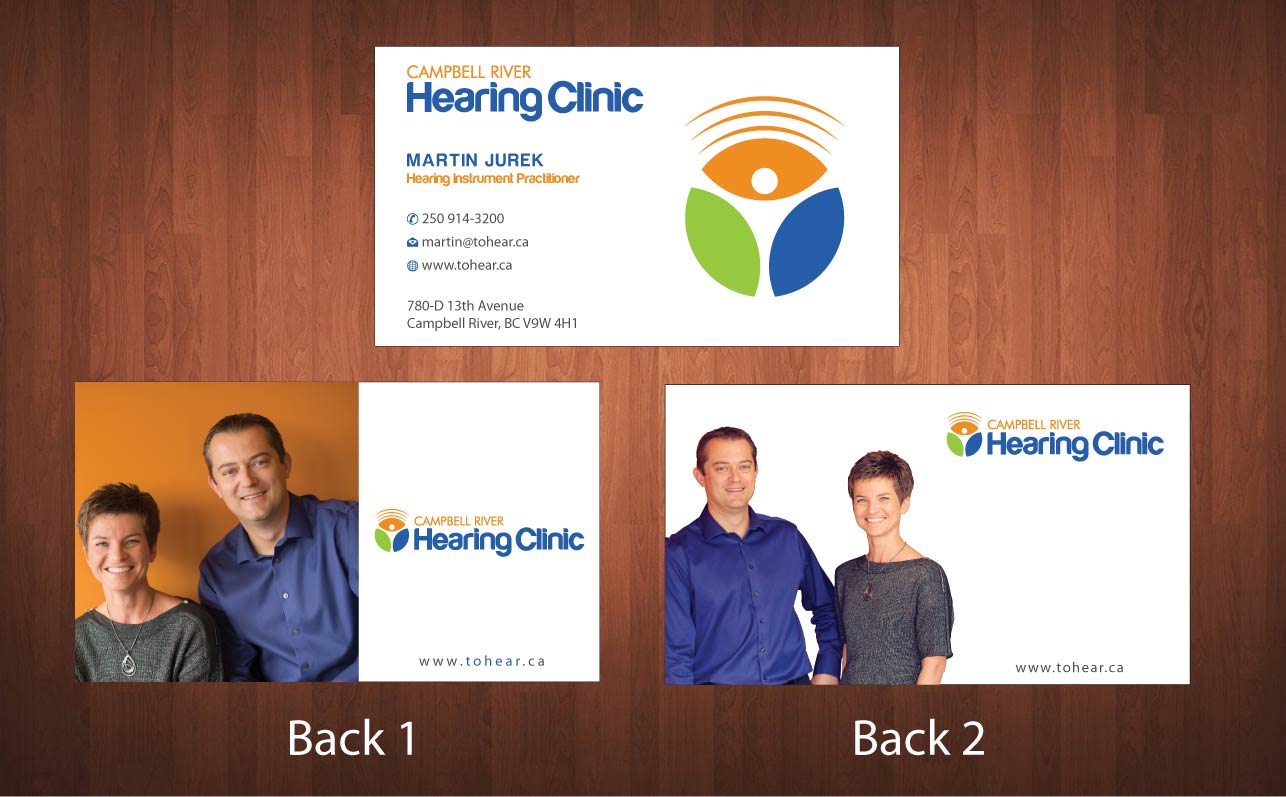 Business Card Design by Sbss for Campbell River Hearing Clinic | Design #2127237
