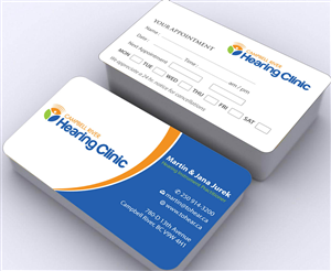Business Card Design by Sbss for Campbell River Hearing Clinic | Design: #2129813