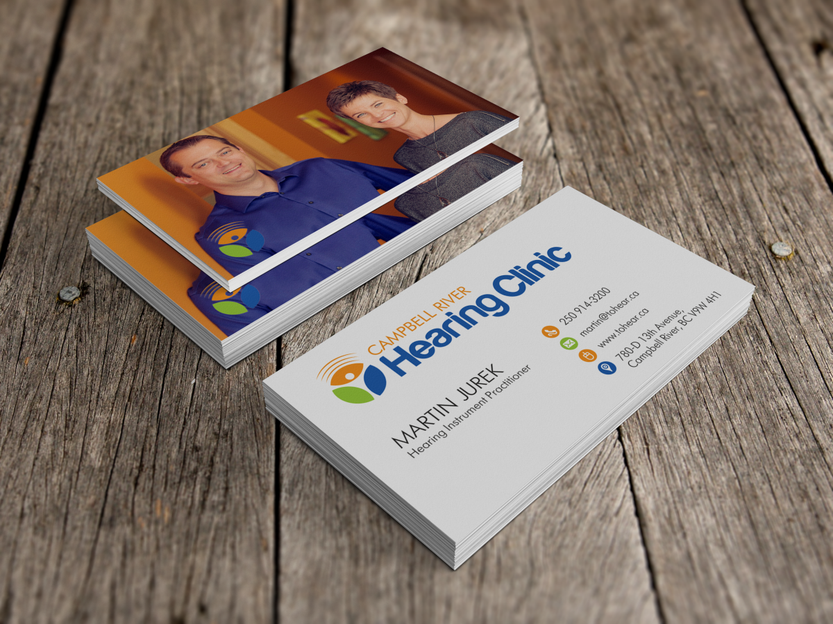 Business Card Design by HYPdesign for Campbell River Hearing Clinic | Design: #2140379