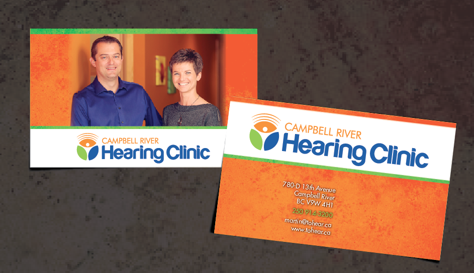 Business Card Design by PlanB for Campbell River Hearing Clinic | Design #2127598