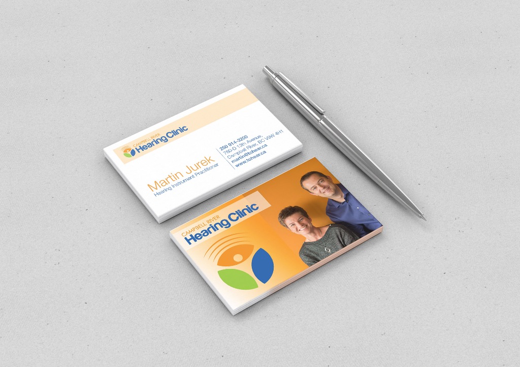 Visitenkarten-Design von G.Krastinkova für Campbell River Hearing Clinic | Design #2153841