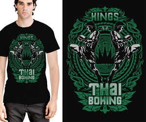 T-shirt Design by freedomdrawing for Kings Thai Boxing | Design #2042889