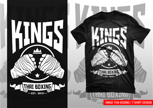 T-shirt Design by linearts&halftones. for Kings Thai Boxing | Design #2031255