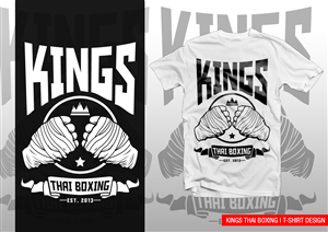 T-Shirt-Design von linearts&halftones. für Kings Thai Boxing | Design: #2031259
