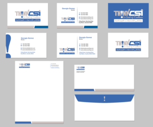 Stationery Set for CSI Company | Diseño de Papelería por kousik